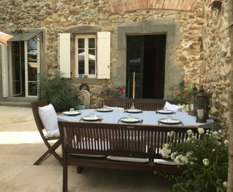 dining at the bed and breakfast maison la vie est belle