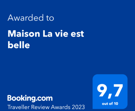 traveller review award 2022 bed and breakfast maison la vie est belle